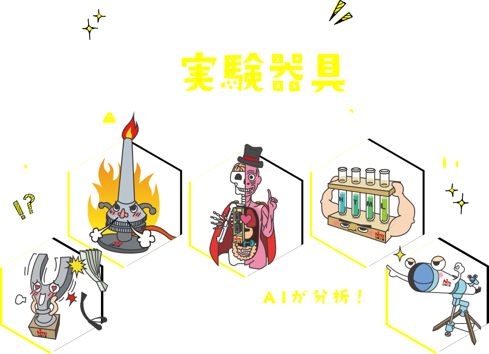 もしあなたが実験器具だったら・・・何タイプ？